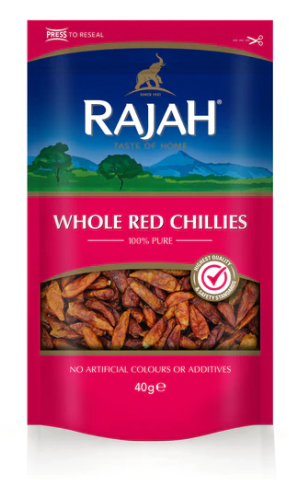 RAJAH Whole Red Chillies 40g