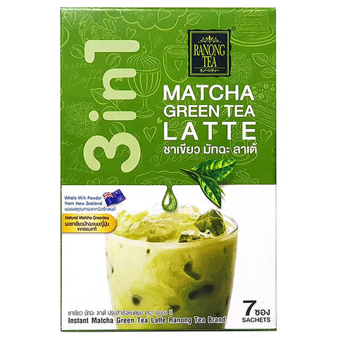 RANONG TEA Matcha Green Tea Latte 7x23g