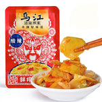 Wujiang Fresh Pickled Mustard Slices - Hot and Sour 80g