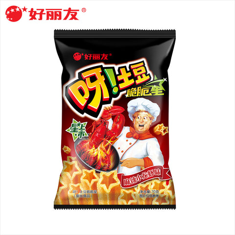 HLY Potato Strips-Spicy Crayfish Flavour 70g