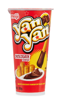 MEIJI Yan Yan Creamy Chocolate Dip Biscuit Snack 50g