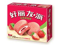 ORION Pie-Strawberry Flavour 12x35g