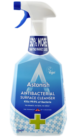 ASTONISH Antibacterial Surface Cleaner 750ml