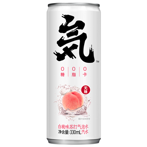 元气森林罐装气泡水-白桃味 330ml