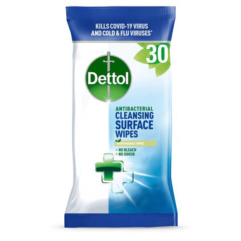 DETTOL Anti-Bacterial Surface Wipes 30s