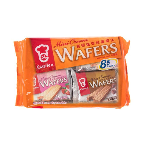GARDEN Mini Cream Wafers-Assorted 272g