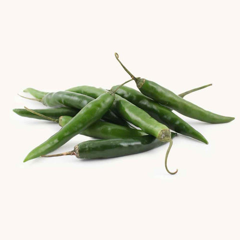Fresh Short Green Chillies (Extra Hot) 100g 